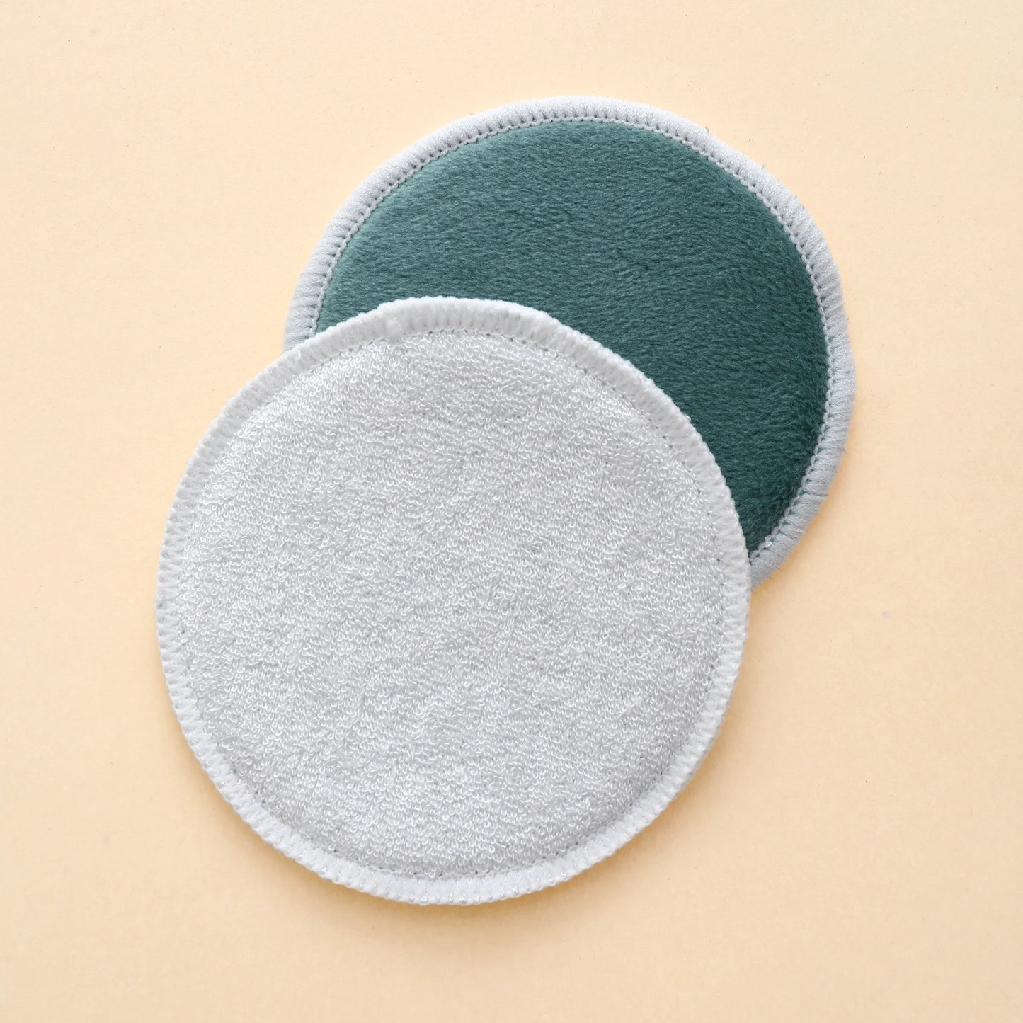 10/12pcs Reusable Makeup Remover Pads With Mesh Pouch for Facial Cleansing