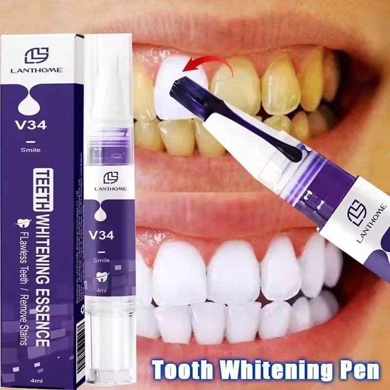Teeth Whitening Toothpaste Serum Remove Plaque Stains Oral Hygiene Cleaning Dental Bleaching Tools Fresh Breath Tooth Care