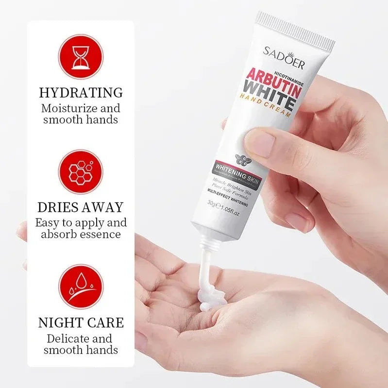 Kojic Acid Anti-wrinkle Hand Cream Skin Soften Nourish Anti-drying Whitening Moisturizing Korean SkinCare Cracked Repair Product