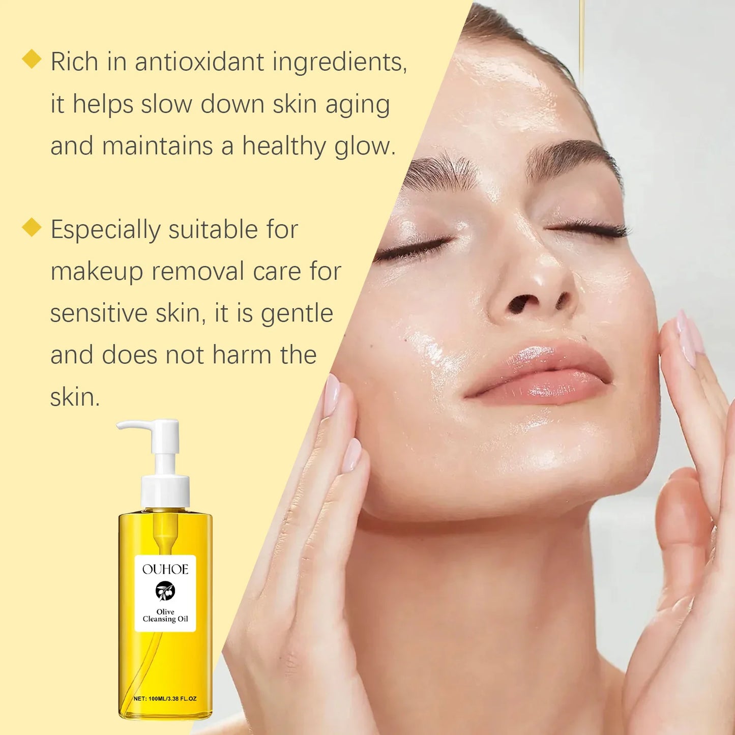 Cleansing Oil Dissolving Makeups Removing Dirt Purifying Pore Nourishing Moisturizing Radiant Lightweight Makeup Remover Oil