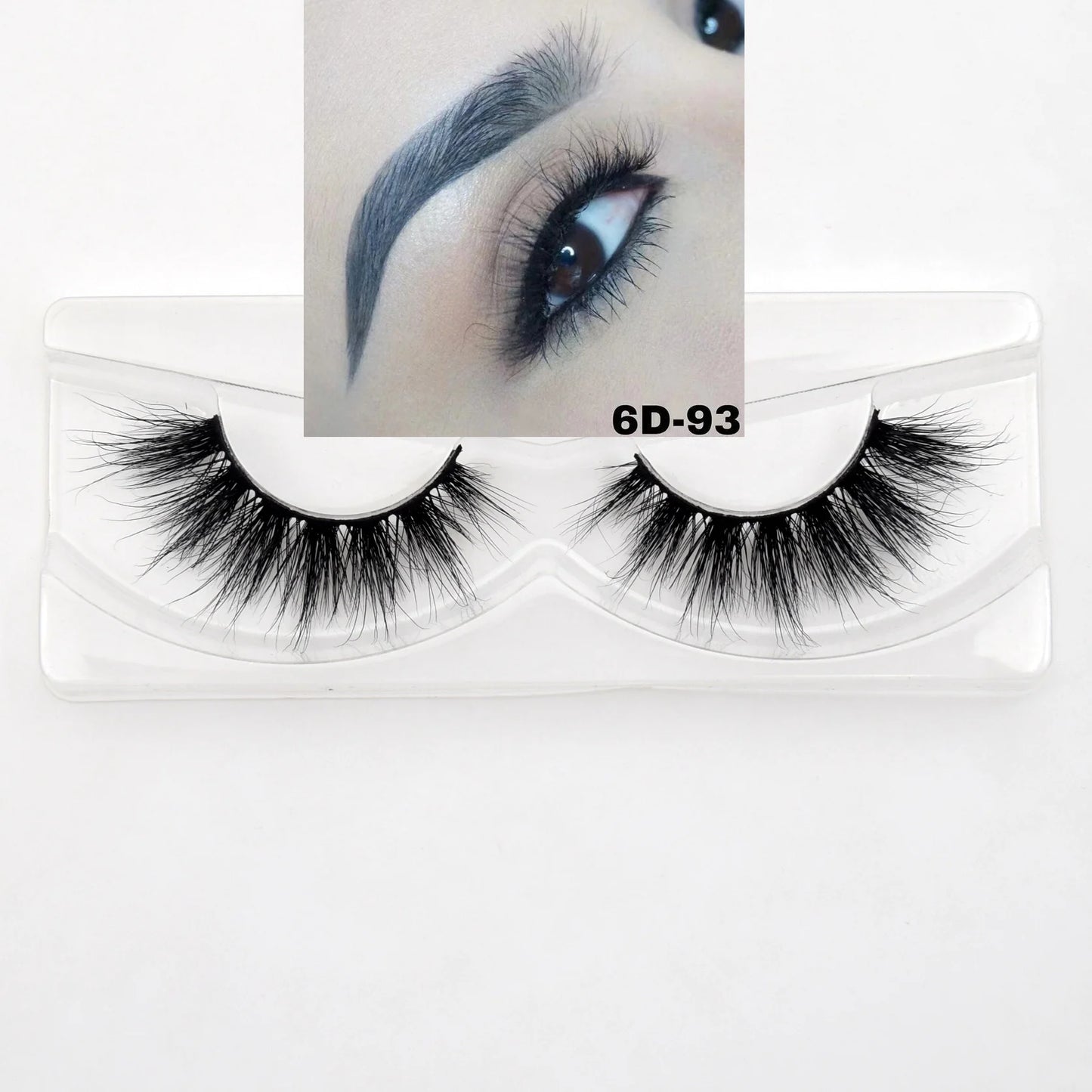 Visofree 30/40/100 Pairs 3D Mink Lashes With Tray No Box Handmade Full Strip Lashes Mink False Eyelashes Makeup eyelashes cilios