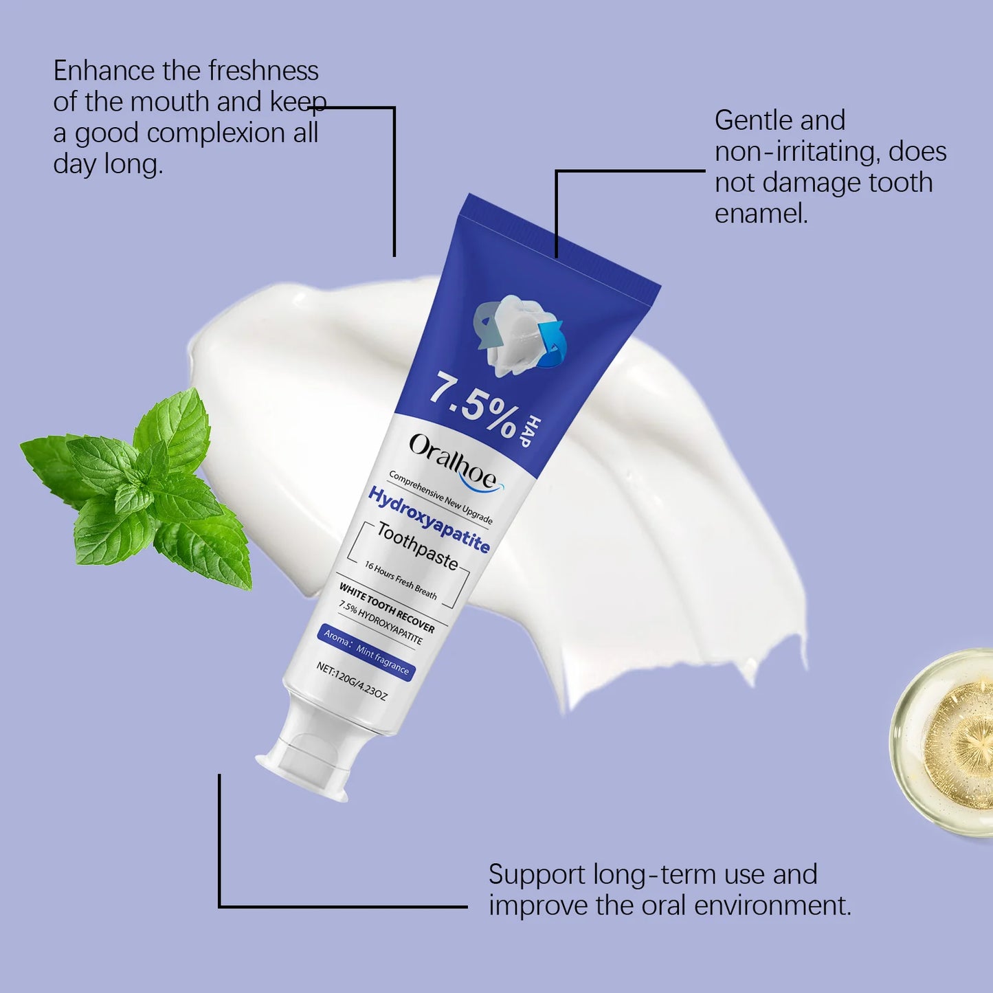 Teeth Whitening Toothpaste Remove Dental Plaque Tartar Soothe Sensitive Gums Freshen Oral Hygiene Cleaning Tooth Bleaching Tools