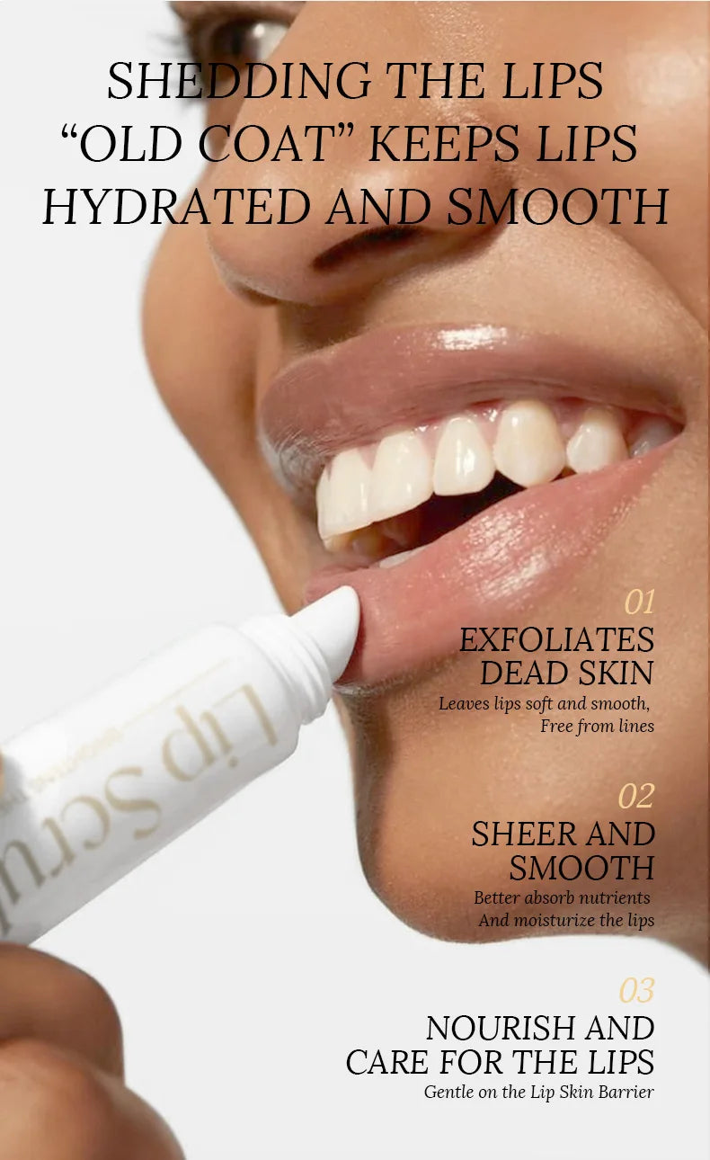 Remove Dark Lip Balm Lightening Melanin Mask Gloss Exfoliating Lip Pink Treatment Reduce Lip Lines Improve Dryness Moisturizing