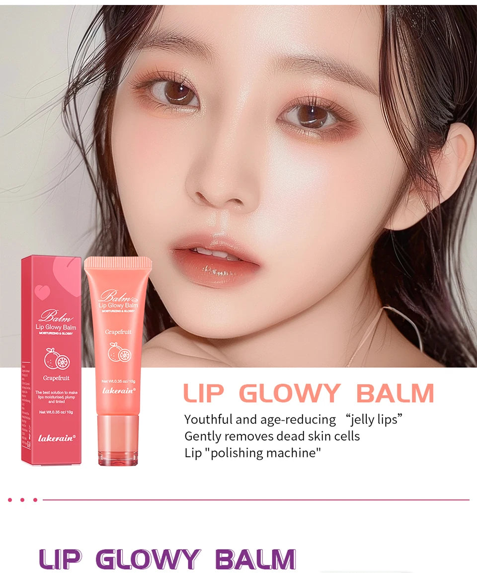 Brightening Pink Lip Balm Reduces Lip Lines Lips Moisturizing Hydrating Removing Dead Skin Fruity Moisturizing Korea Lip Balm