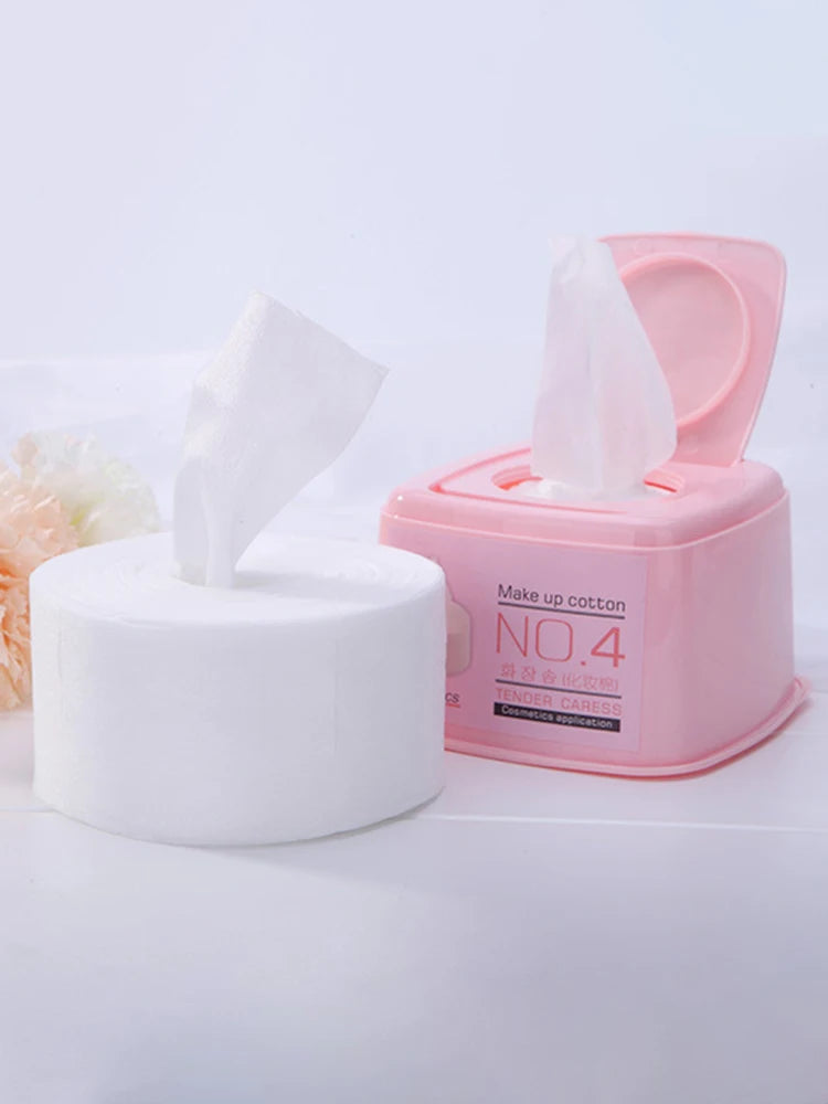 250 Disposable Face Towels – Cotton Soft Dry Wipes for Sensitive Skin & Makeup Removal
