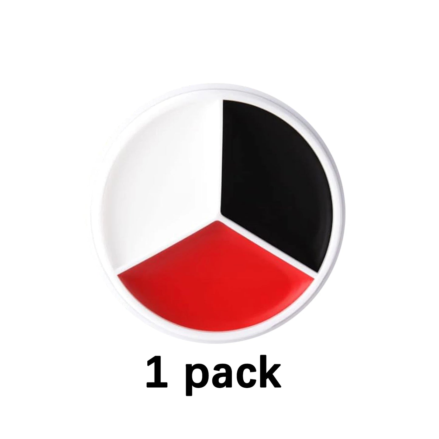 Halloween Makeup Palette Face Body Paint Makeup Wheel White Black Red Waterproof Zombie Skeleton Cosplay Makeup Face Painting