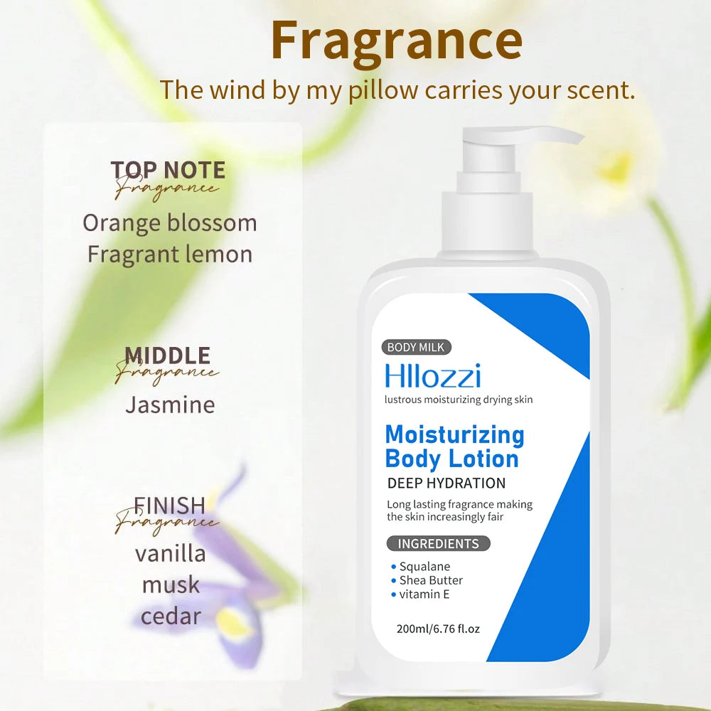 Moisturizing Body Lotion Suitable for whole body use Hydrating and moisturizing Large capacity Suitable for all skin types New