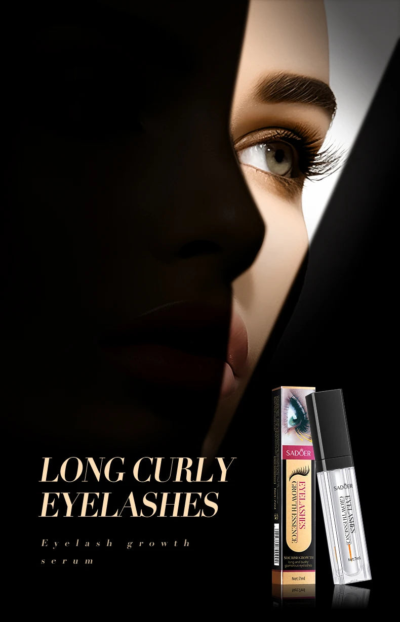 Nourishing Waterproof Mascara – Moisturizing & Thickening for Natural Curling Lashes & Brows | 7ml