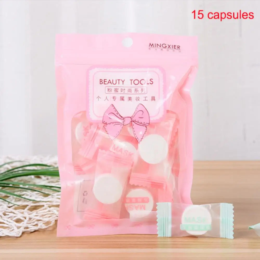 Compressed Mask Skin Care Desechable Nonwovens Paper Compressed Mask Skin Care Made Facial Mask Fabric Independent Packaging