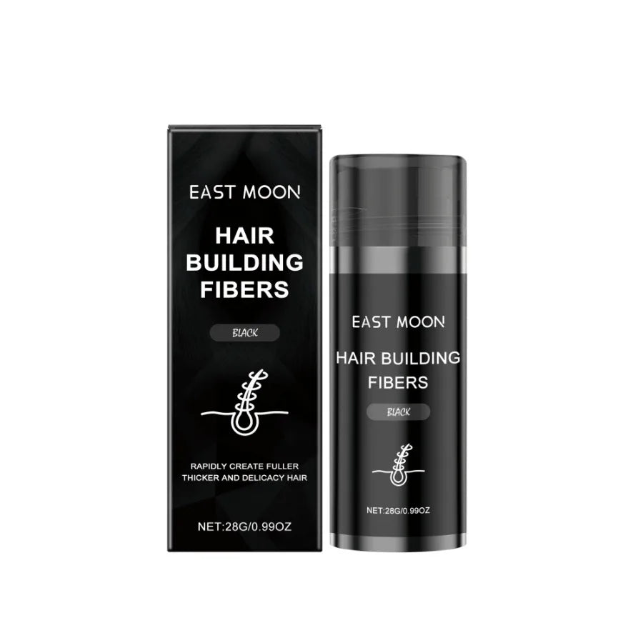 East Moon Black Hair Fiber Powder Refreshing Oil Control LeaveIn Fluffy Hair Care Fiber Powder