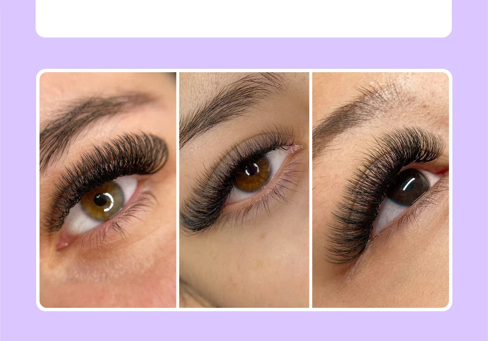 LUKATME 5D W Eyelash Extensions C/D Curl 8-15mm W Shaped 5D Fans False Lashes Mega Volume 5D Eyelash for Makeup