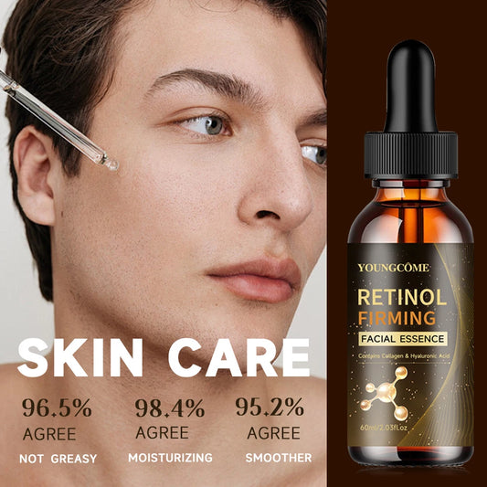 Retinol Anti-Wrinkle Serum Anti Aging  Lifting Firming Fade Fine Lines Moisturizing Skin Care Hyaluronic Acid Facial Serum Man
