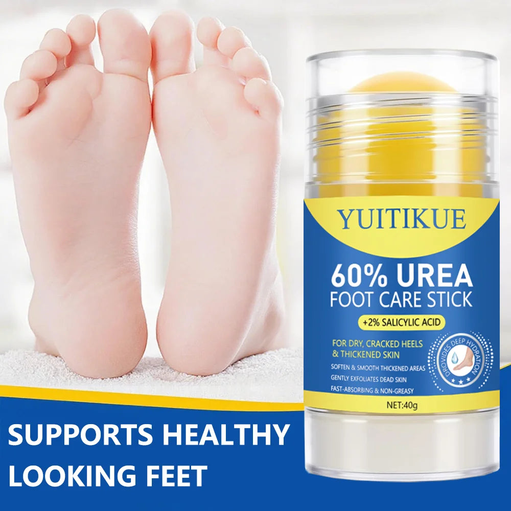 60% Urea Cream and Peach-Scented Foot Balm Combo - Powerful repair for cracked heels, deeply moisturizing and nourishing.