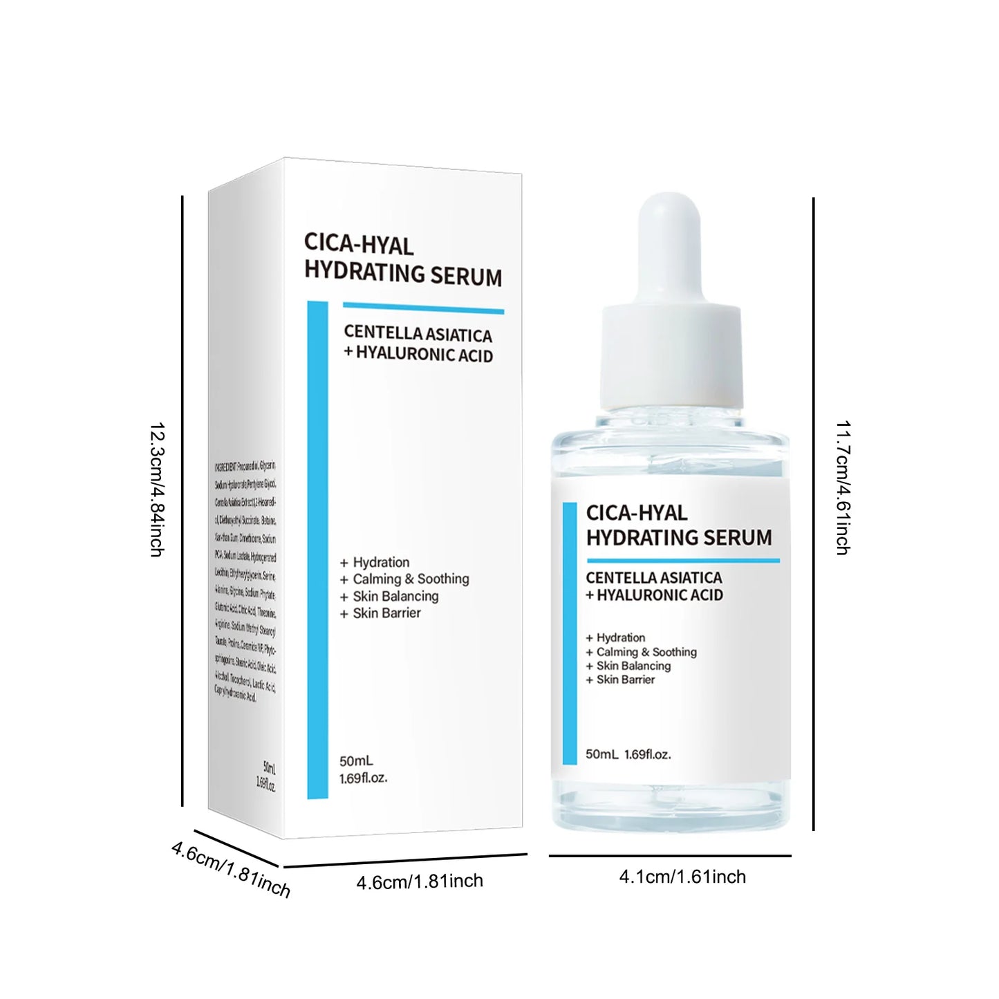 Facial Serum with Hyaluronic Acid Prone and Sensitive Skin Moisturizing Skin Firming Hydrating Dry Skin Care