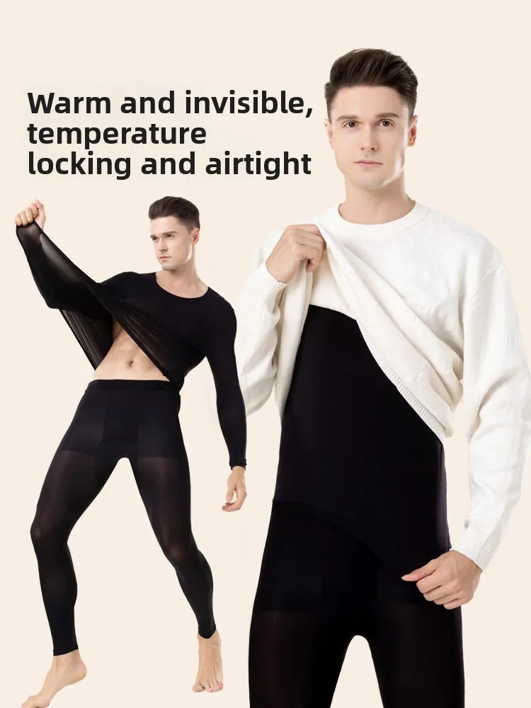 Hyaluronic Acid Skin Care Clothing Men's Invisible Ultra-Thin Spring & Fall Far Infrared Heating Skin Care Clothing Bottoming