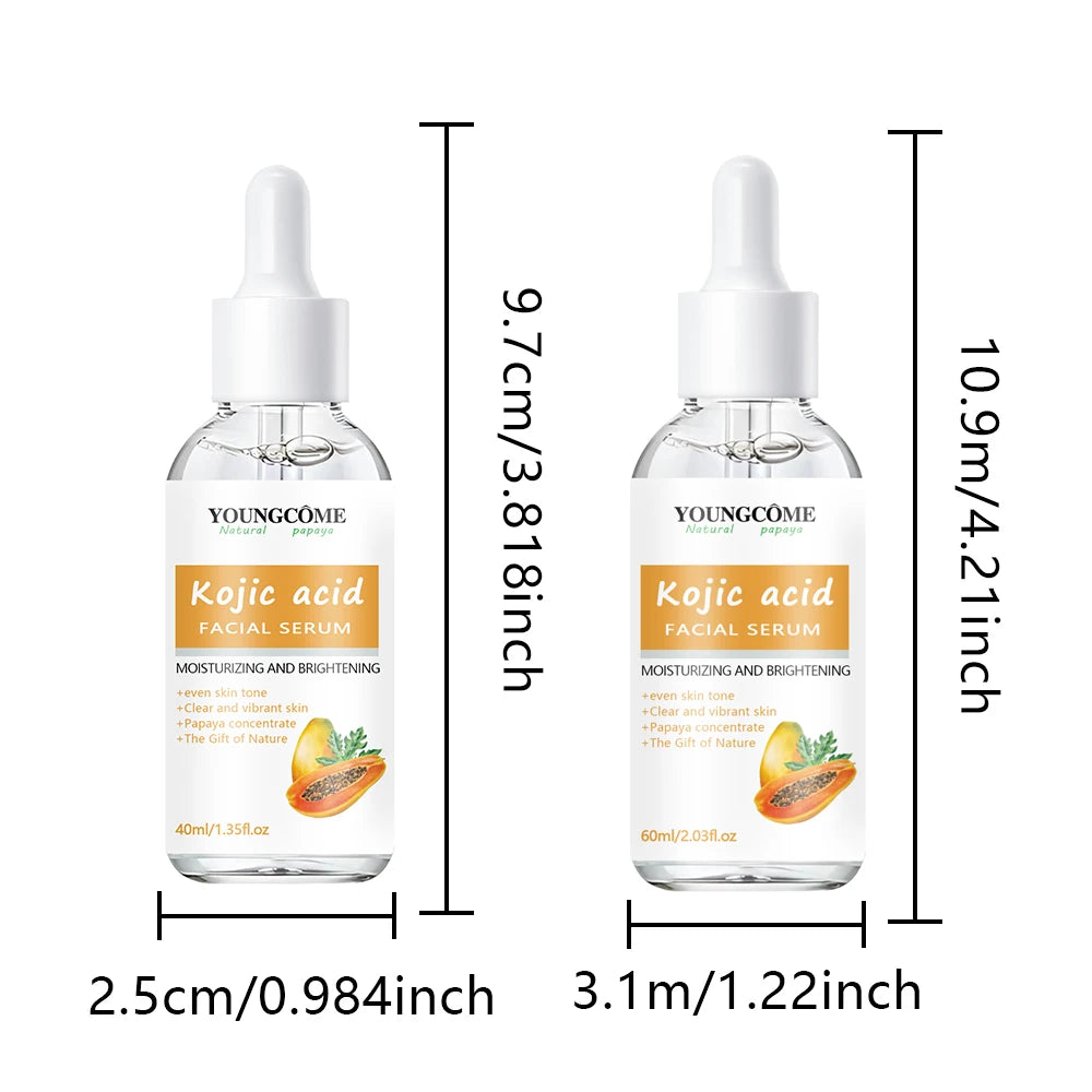 Kojic Acid Facial Essence: Lightweight Hydrating Serum for Nourishment, Even Skin Tone & Refreshed Vitality