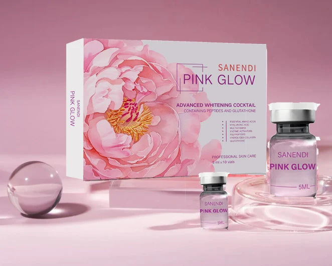 Korean Skin  Anti-Wrinkle 5ml Whitening Cocktail Skin Booster Mesoheal Pink Glow Ampoule Liquid Face Cosmetology Collagen