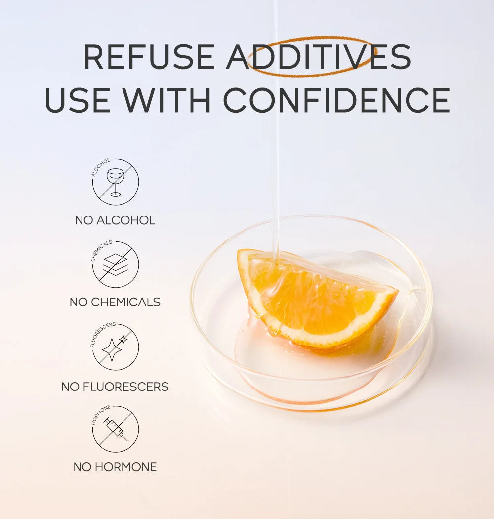 5 Pieces Vitamin C Skincare Set  Moisturizing Face Serum Brighten Cream Antiage Eye Cream Toner Facial Care Set for Dropshipping