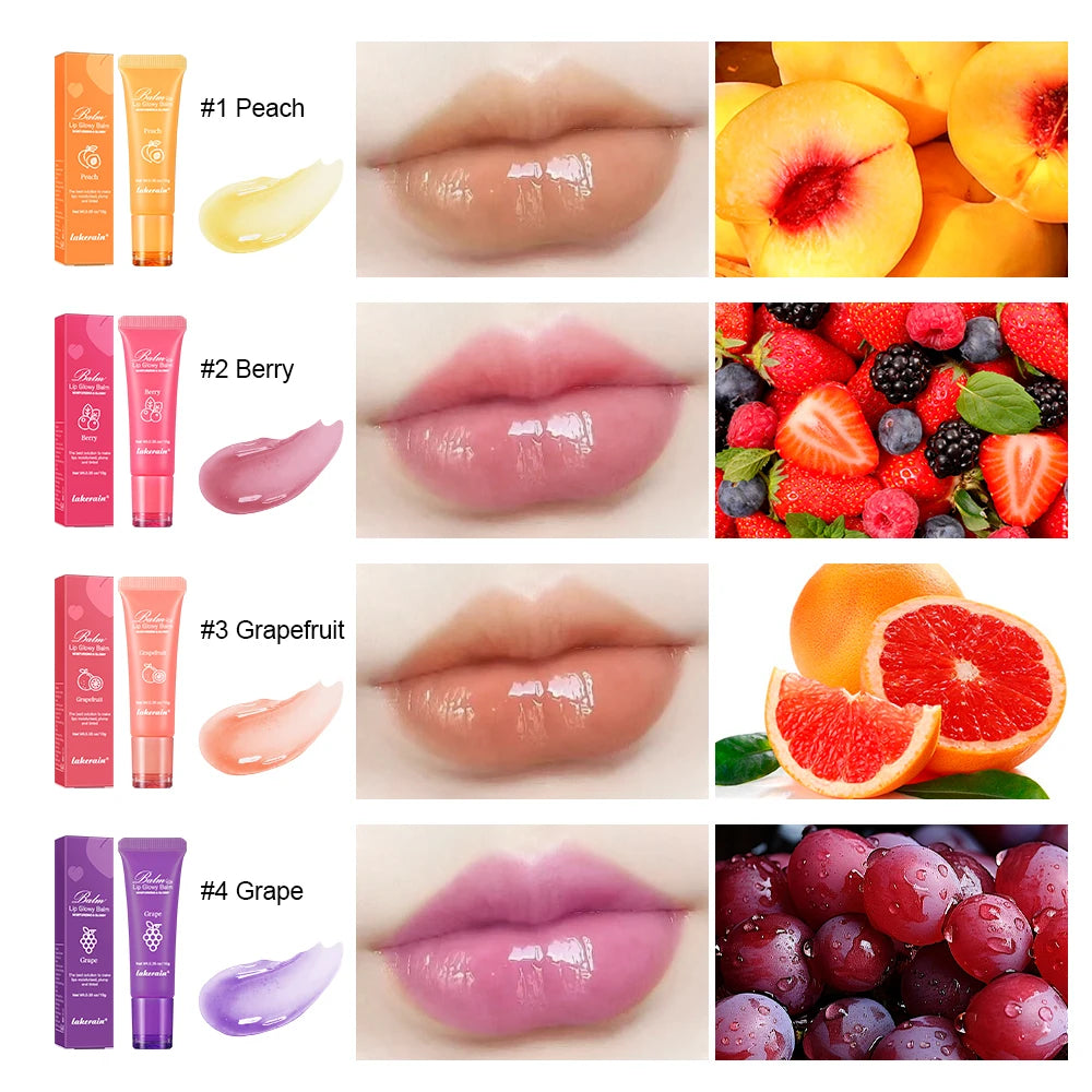 Brightening Pink Lip Balm Reduces Lip Lines Lips Moisturizing Hydrating Removing Dead Skin Fruity Moisturizing Korea Lip Balm