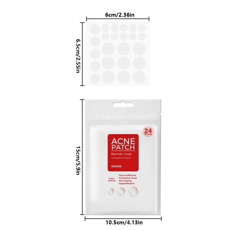 Acne Patch Pimple Cover Repair Facial Acne Treatment Smooth Skin Care Non-Irritating Mild Acne Pimple Patch
