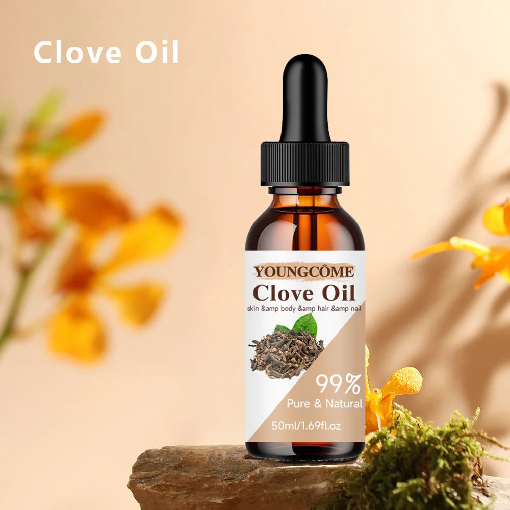 Clove essential oil helps keep skin hydrated and improves skin elasticity shine facial care Moisturizing Repair Anti-aging