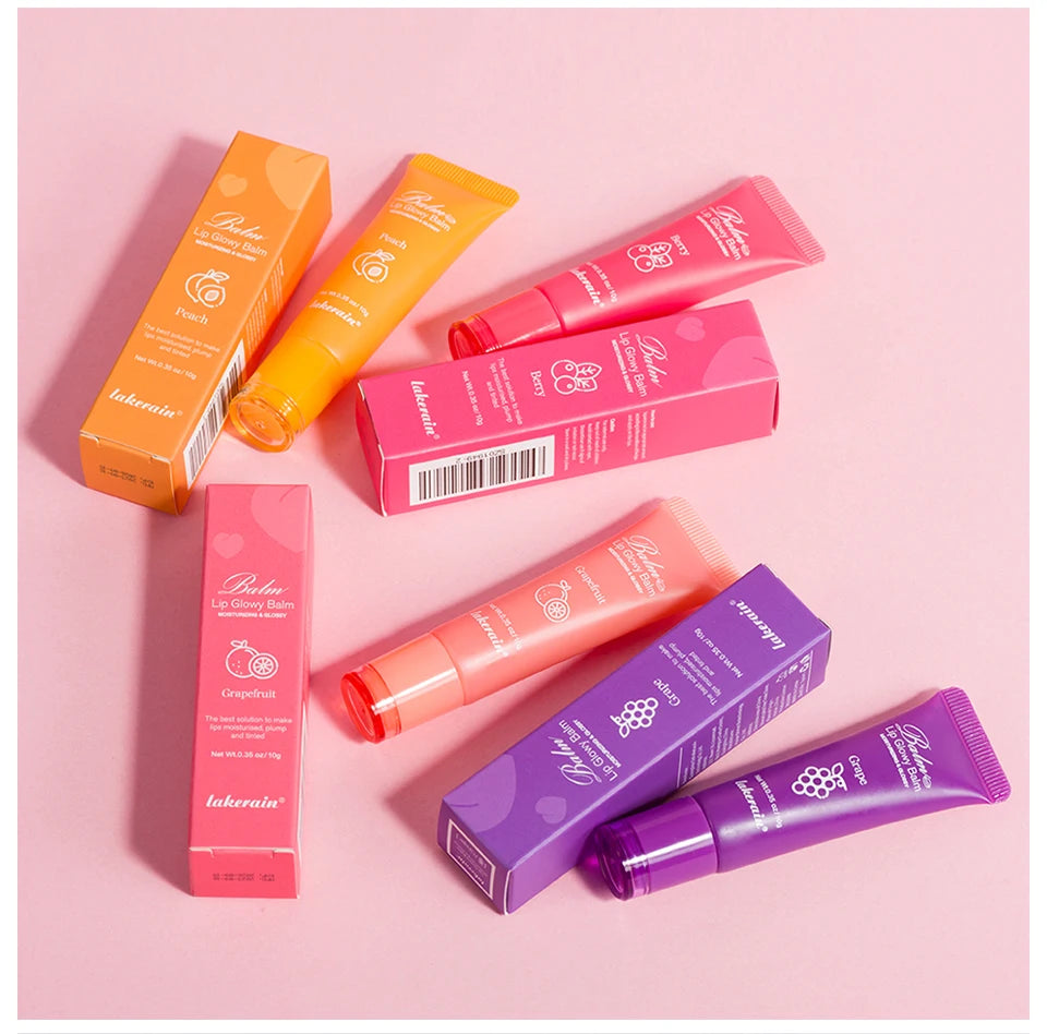 Brightening Pink Lip Balm Reduces Lip Lines Lips Moisturizing Hydrating Removing Dead Skin Fruity Moisturizing Korea Lip Balm