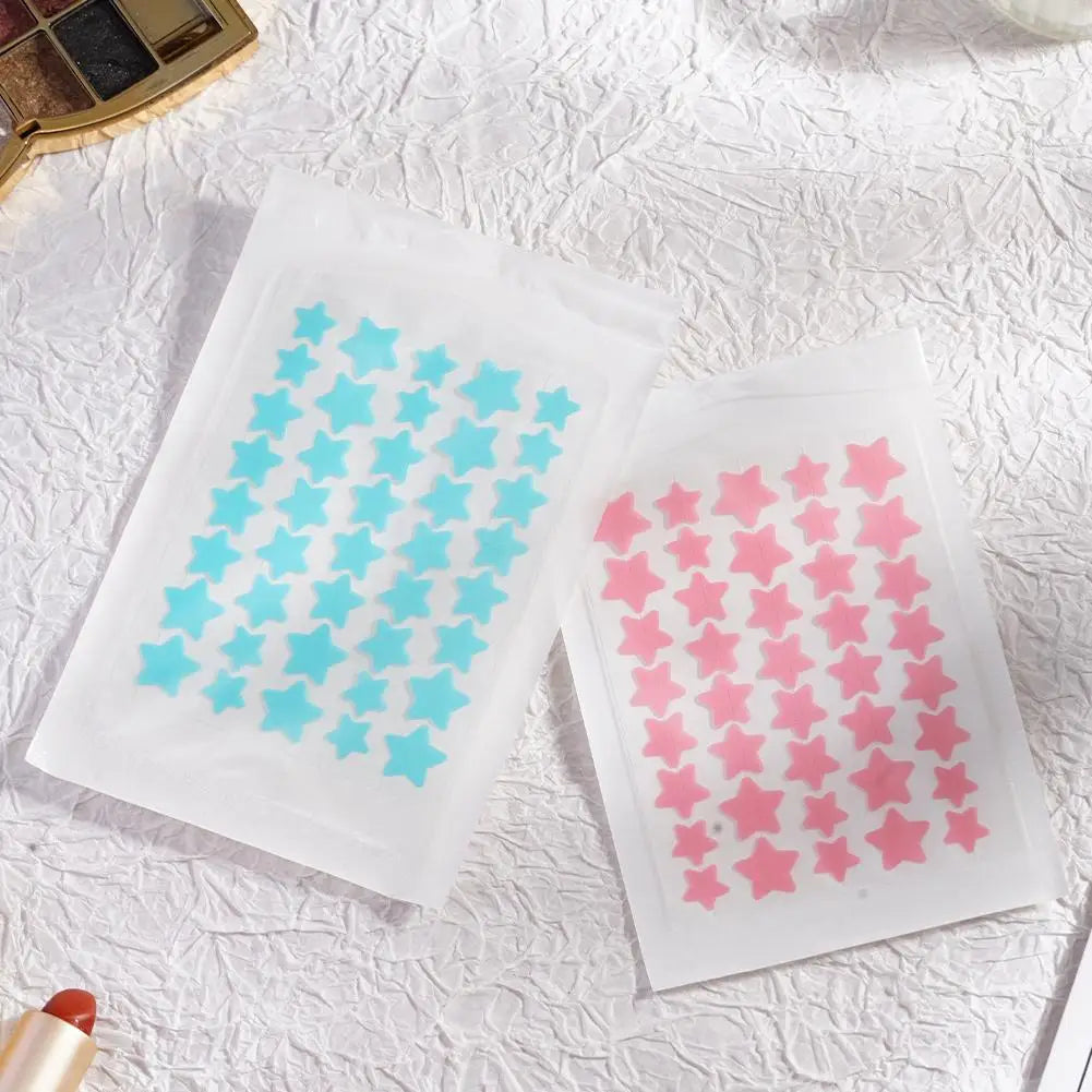 40pcs Pimple Patches Colorful Star-Shaped PE Pimple Patches For Ance Cute And Invisible Pimple Cover Stickers for Pimple Removal