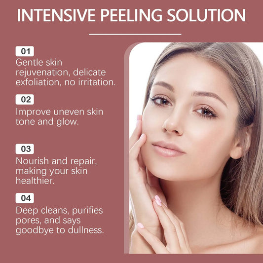 Peeling Face Serum Anti Acne Brightening Exfoliating Shrink Pores Salicylic Acid AHA Serum Reduces Blackheads Smoothing Facial