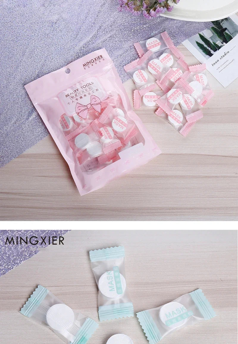 Compressed Mask Skin Care Desechable Nonwovens Paper Compressed Mask Skin Care Made Facial Mask Fabric Independent Packaging