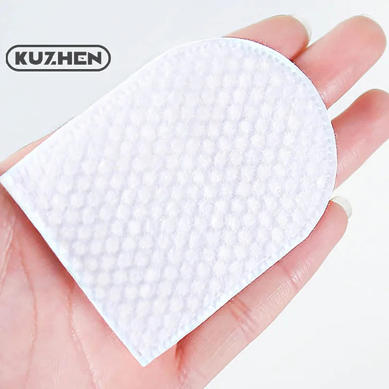 120pcs/Bag U-Shaped Pocket Cotton Pad Makeup Facial Cotton Pads Soft Cosmetic Pad For Face Make Up Removing Pad