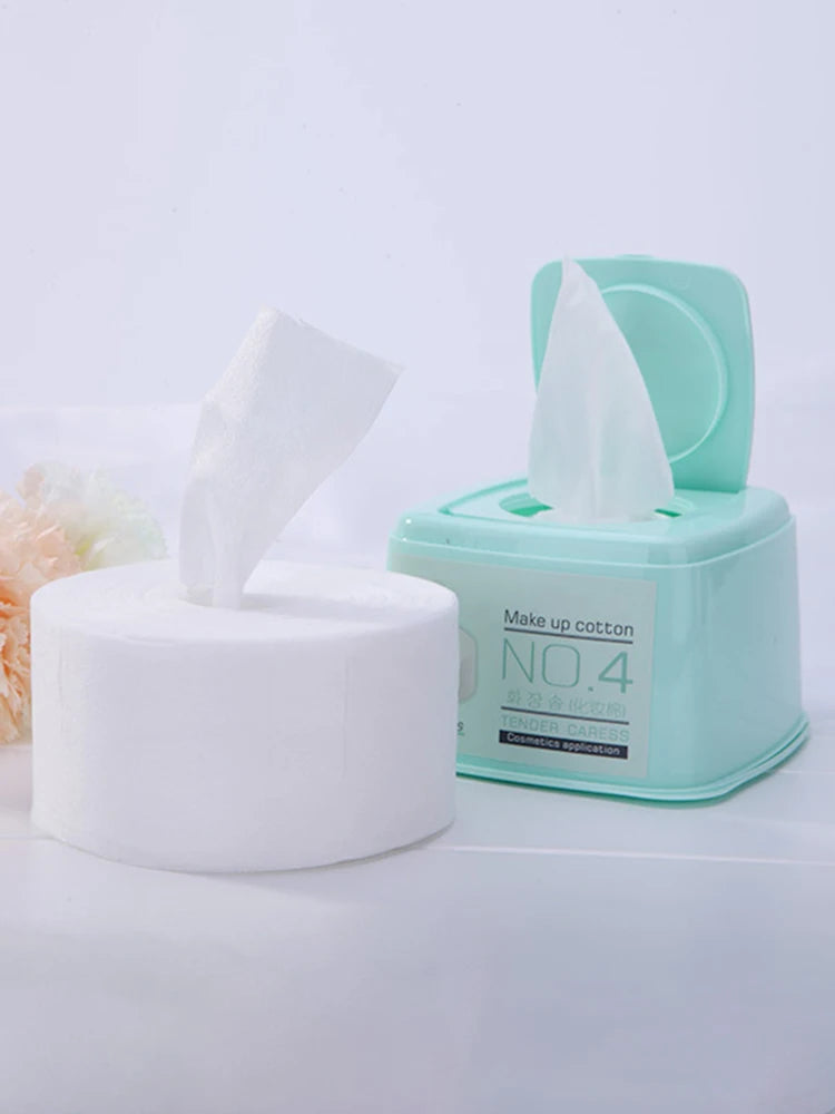 250 Disposable Face Towels – Cotton Soft Dry Wipes for Sensitive Skin & Makeup Removal
