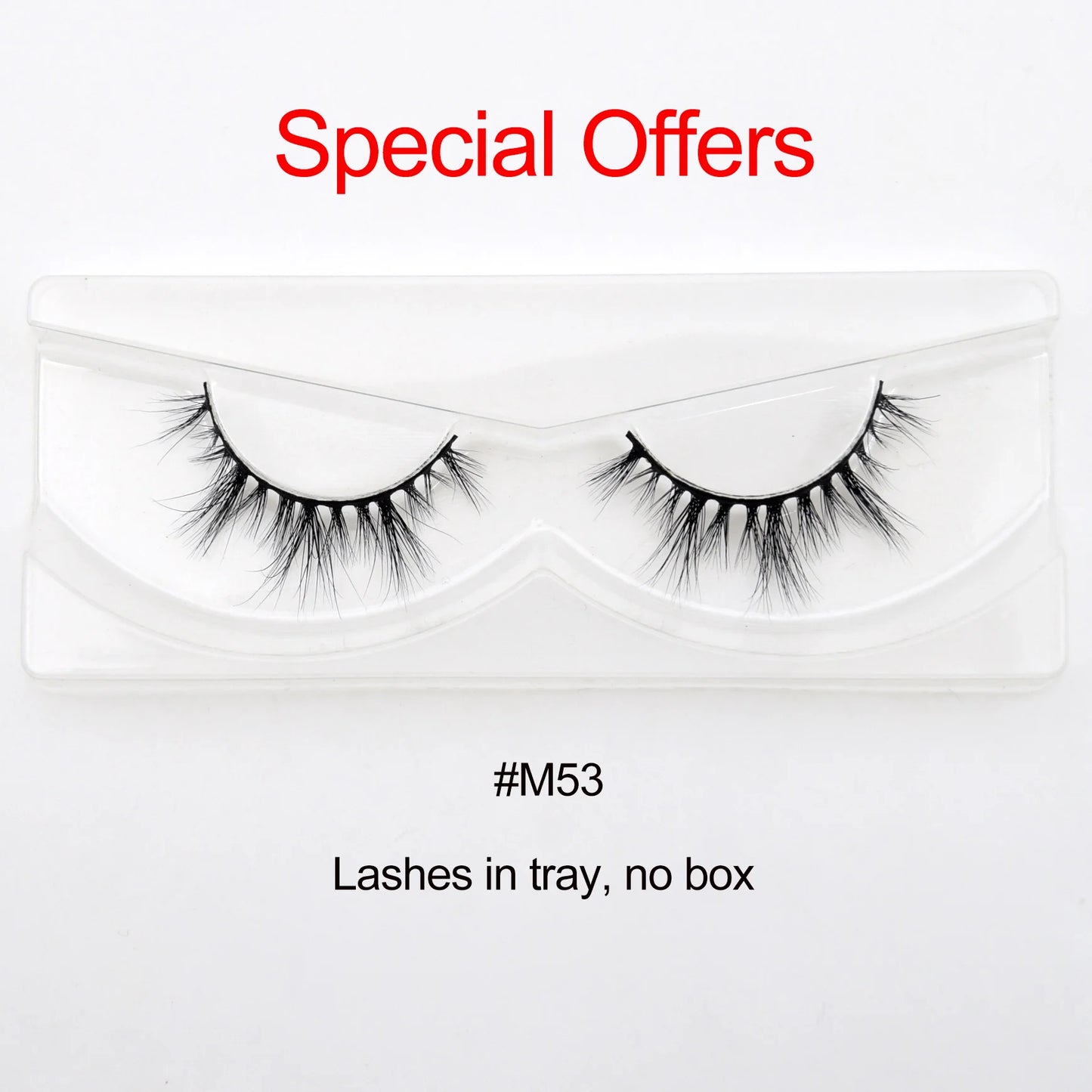 Visofree 30/40/100 Pairs 3D Mink Lashes With Tray No Box Handmade Full Strip Lashes Mink False Eyelashes Makeup eyelashes cilios