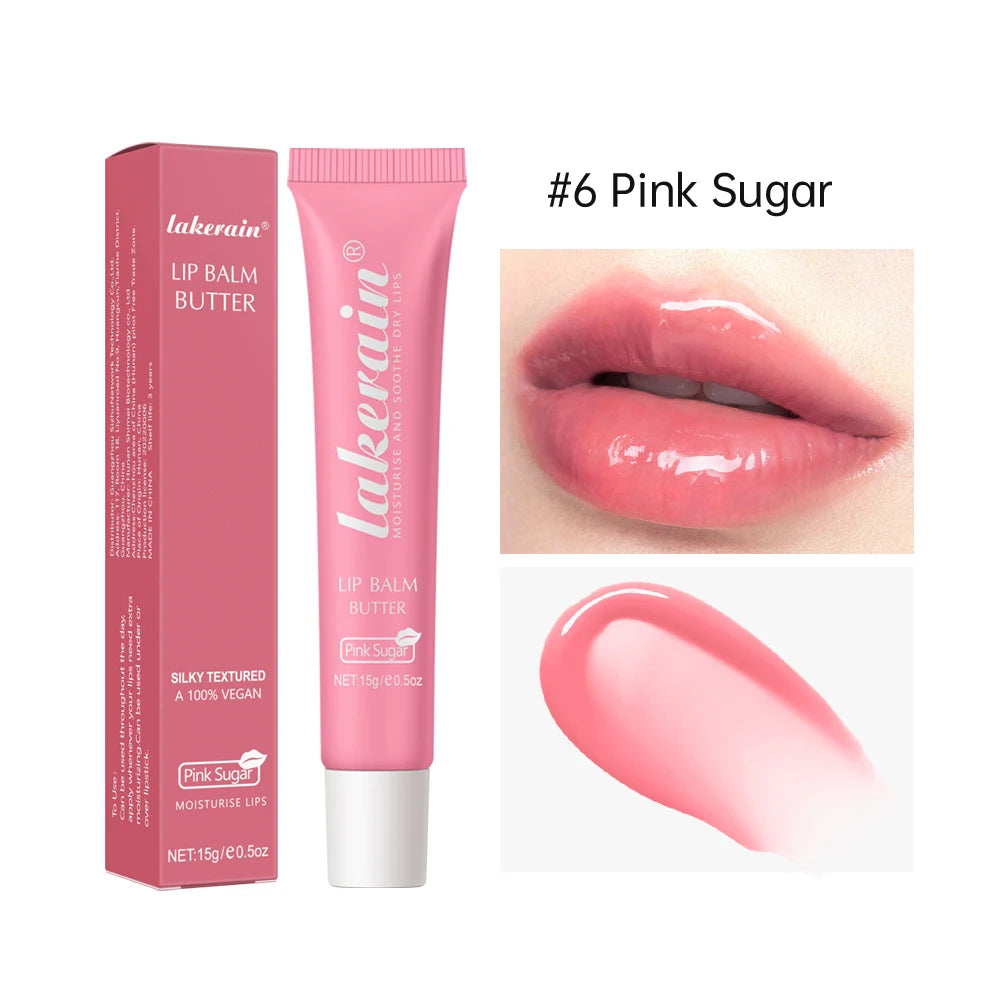 Lip Balm Butter Moisturizing Nourishing Reduce Lip Lines Lip Oil Gloss Hydrates Soothes Dry Lips Skincare Makeup Product