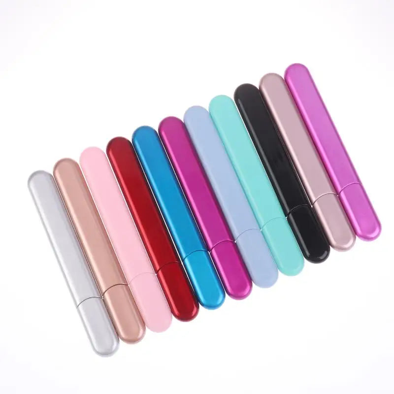 Glass Nail File With Case Crystal Diamond Salon Best Beauty Nail Buffer For Natural And Acrylic Nail