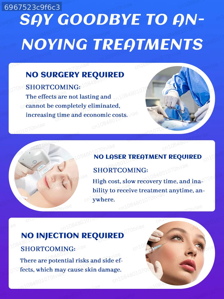 Wrinkle no. eggshell-like skin, smooth and healthy skin
