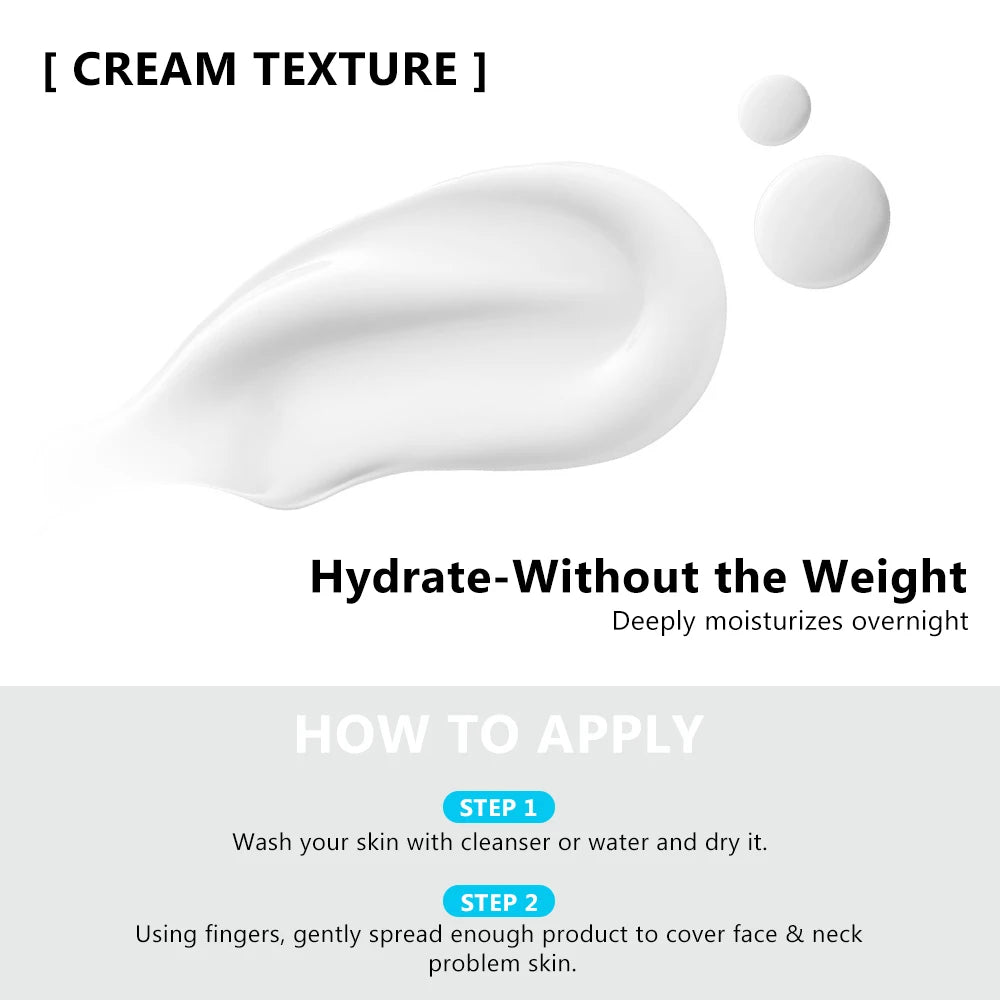 AUQUEST Salicylic Acid Acne Cream – Oil Control, Pore Care, Niacinamide, 15ml