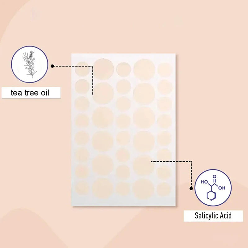 720pcs Invisible Acne Pimple Patch – Hydrocolloid Spot Stickers for Fast Healing & Oil Absorption | Unisex Skincare