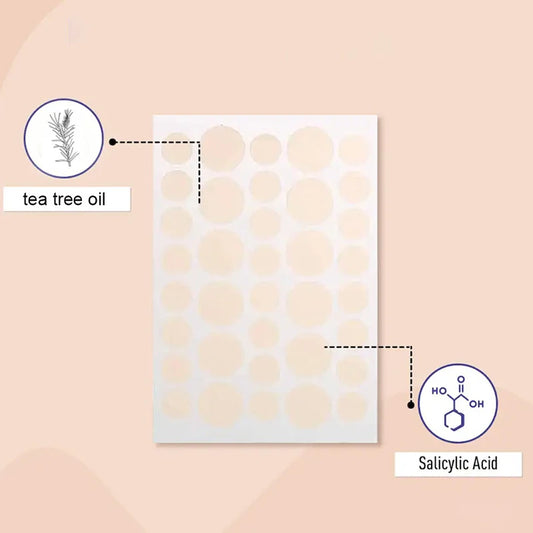 720pcs Invisible Acne Pimple Patch – Hydrocolloid Spot Stickers for Fast Healing & Oil Absorption | Unisex Skincare