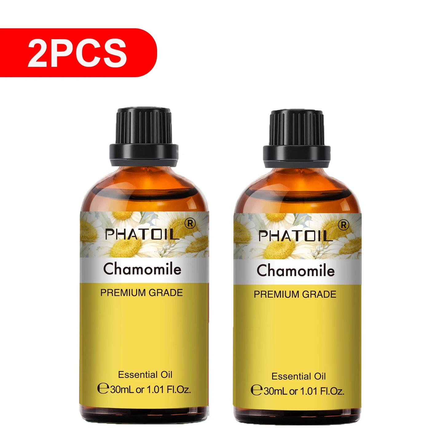 PHATOIL 2PCS 30ml Eucalyptus Essential Oils For Aromatherapy Candle Making Vanilla Lavender Sandalwood Rose Lemon Essential Oil