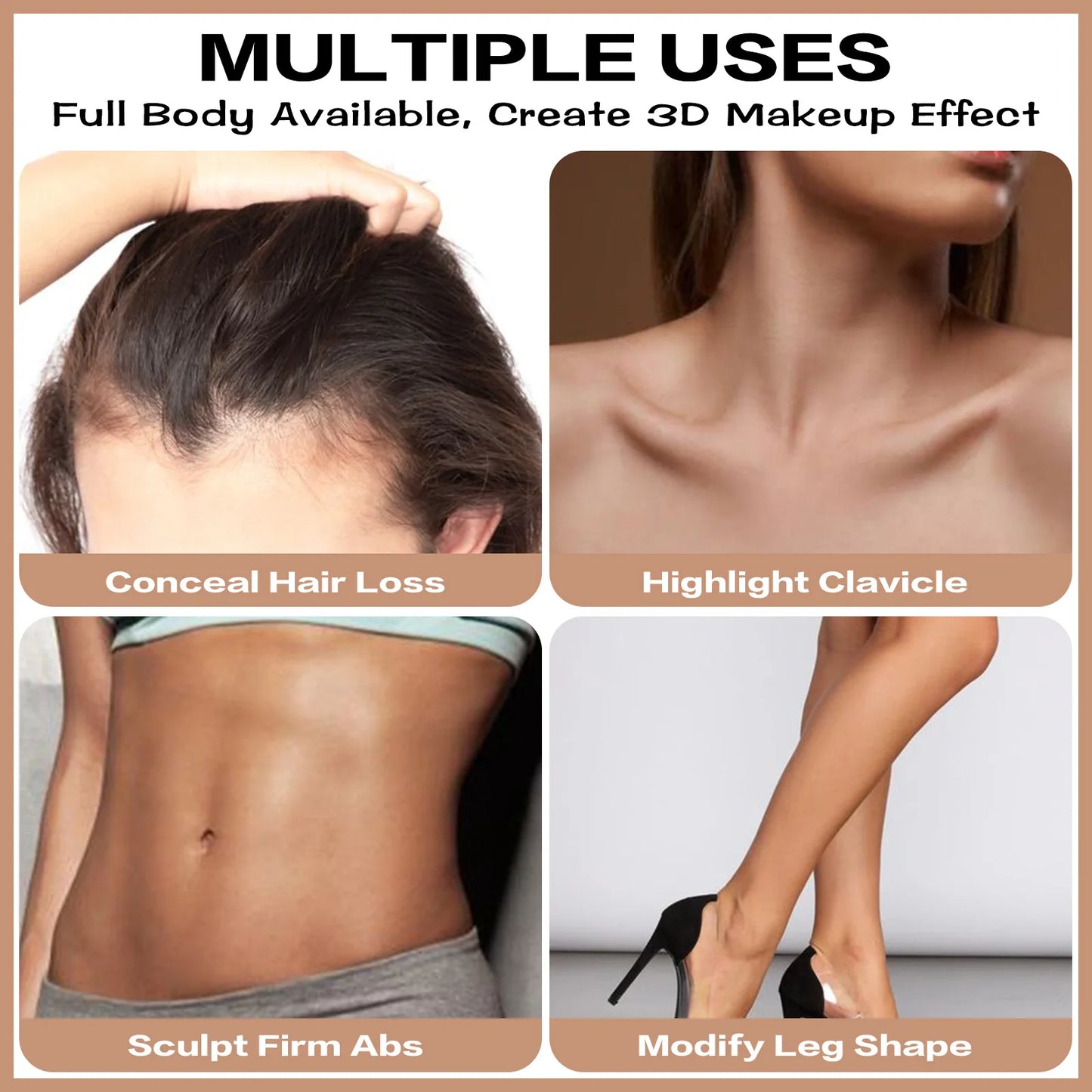 Wholesale FOCALLURE Bronzer Highlighter Stick Waterproof Body Face Contour Corrector Illuminator Cream For Women's Makeup