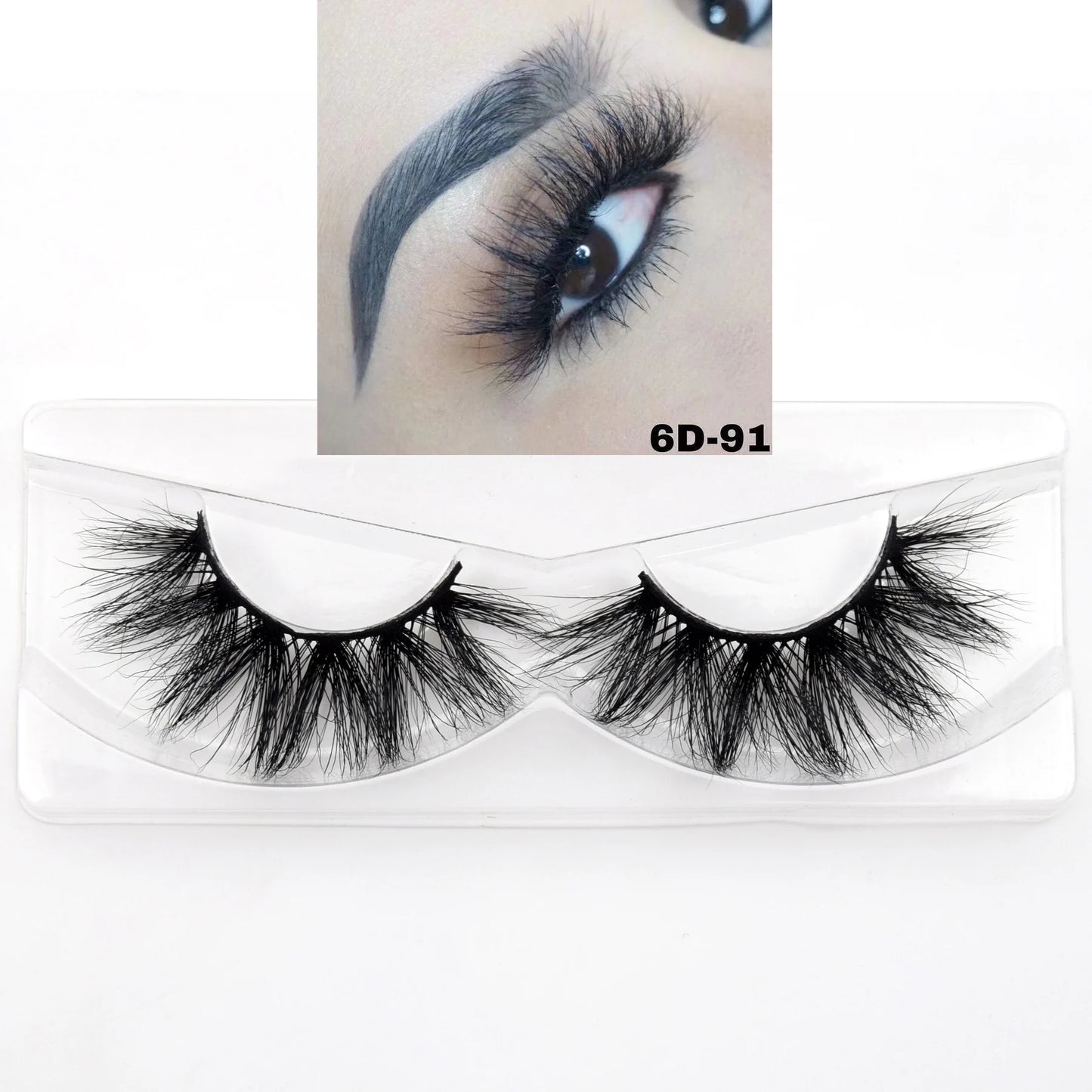 Visofree 30/40/100 Pairs 3D Mink Lashes With Tray No Box Handmade Full Strip Lashes Mink False Eyelashes Makeup eyelashes cilios