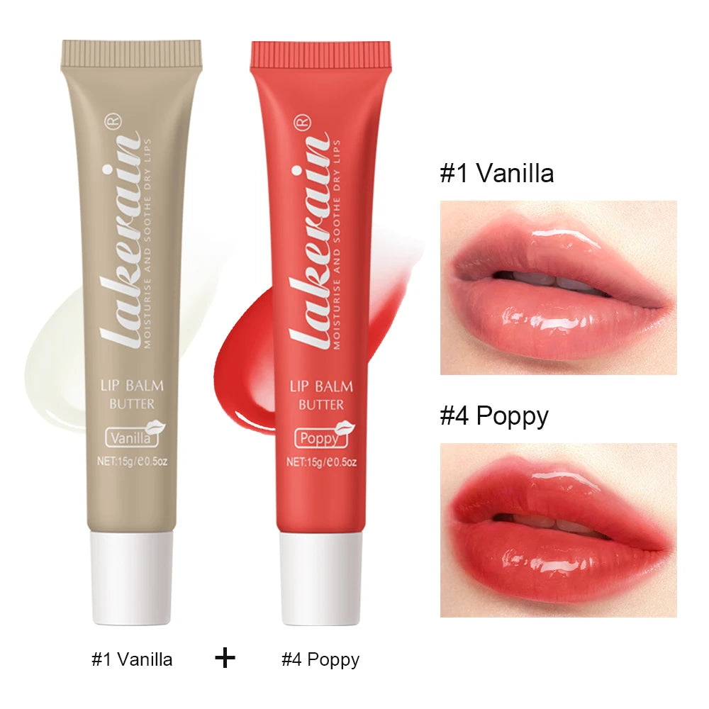 Lip Balm Butter Moisturizing Nourishing Reduce Lip Lines Lip Oil Gloss Hydrates Soothes Dry Lips Skincare Makeup Product