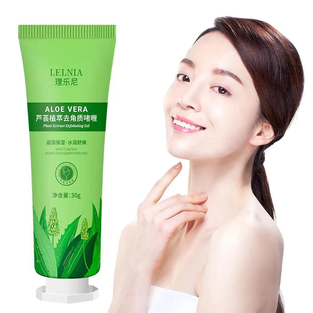 Facial Exfoliating Gel, Non-Scrub zachte exfoliant voor gezicht & lichaam dode huid peeling & reiniging, onthullen gloeiende