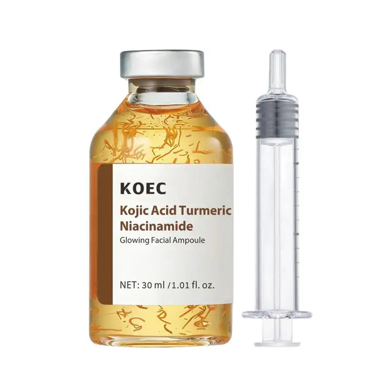 Kojic Acid Turmeric Facial Ampoule Serum With Niacinamide Deep Moisturizing Nourishing Essence 30ml