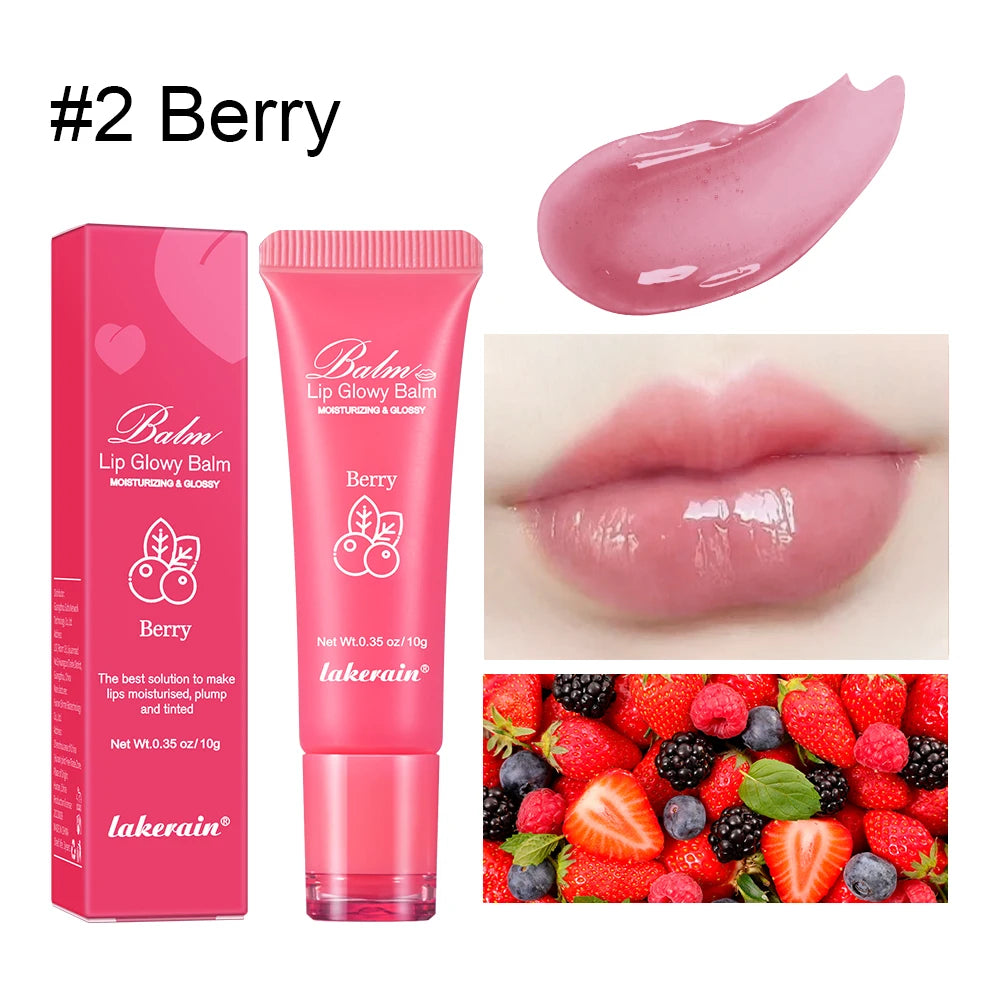 Brightening Pink Lip Balm Reduces Lip Lines Lips Moisturizing Hydrating Removing Dead Skin Fruity Moisturizing Korea Lip Balm