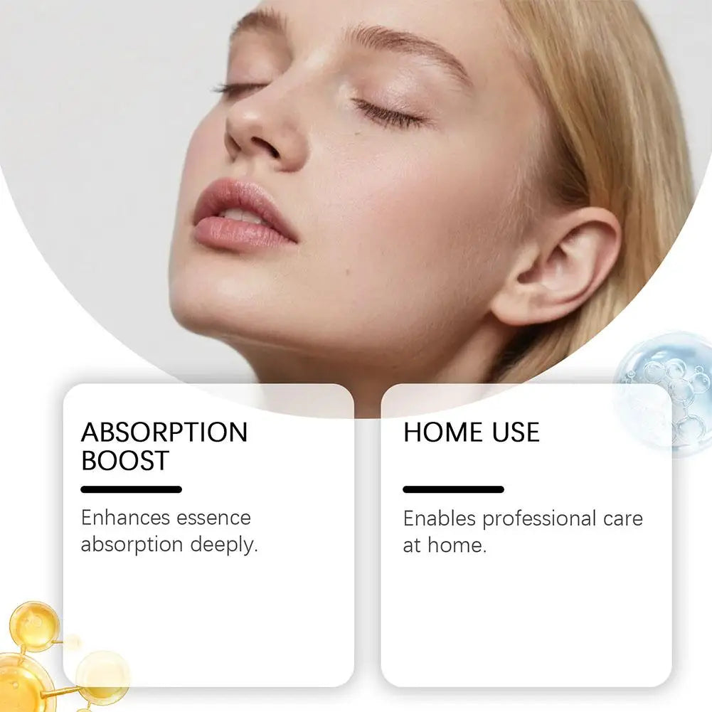 Hyaluronic Acid Stock Solutions Face Serum with Roller Microneedle Set Moisturizing Anti-Wrinkle Facial Serum Smoothing 0.25mm