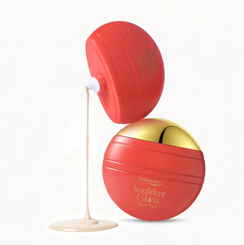 Lakerain Oil-free Glass Skin Foundation Self-clearing & Smooth Even Skin Tone Nourishes the Skin Easy to Carry Liquid Foundation