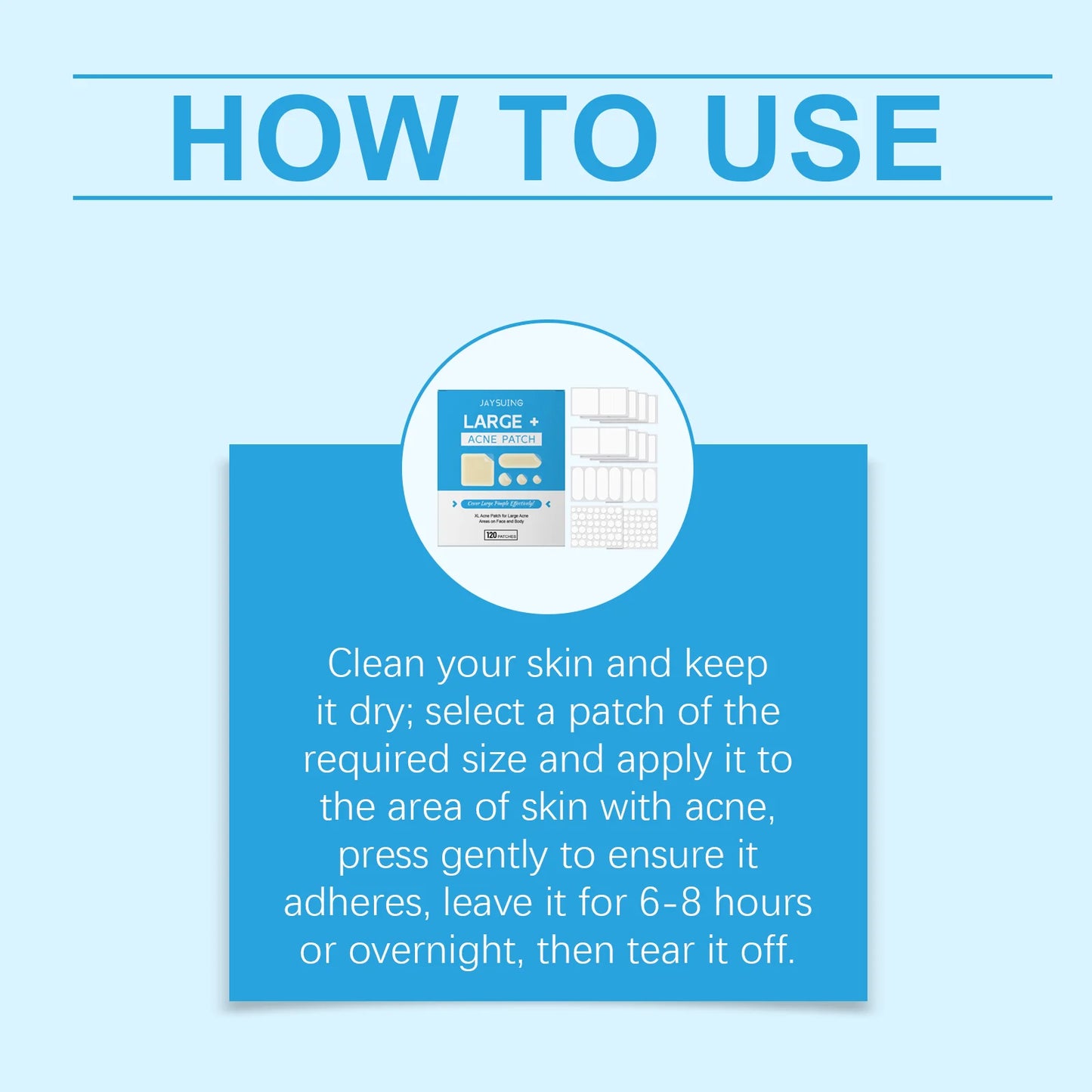Salicylic Acid Acne Patch Cover Pimple Blemish Absorb Grease Nourish Smooth Facial Skin Waterproof Breathable Anti Acne Stickers