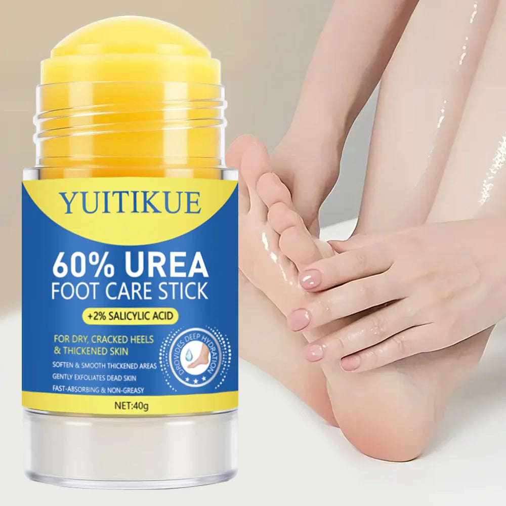 60% Urea Cream and Peach-Scented Foot Balm Combo - Powerful repair for cracked heels, deeply moisturizing and nourishing.