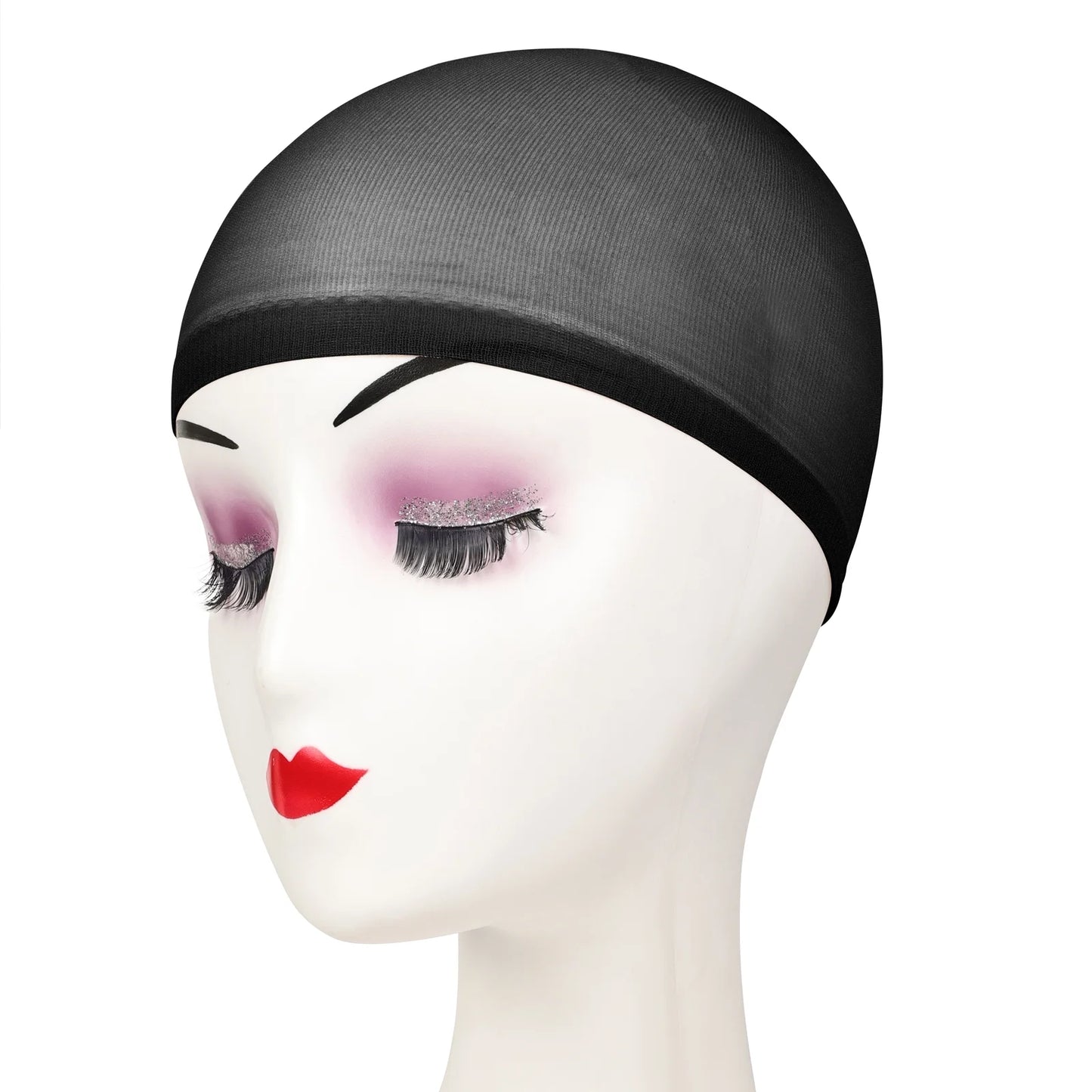 10 Pack Wig Caps Elastic Stocking Wig Cap Black Hair Nets
